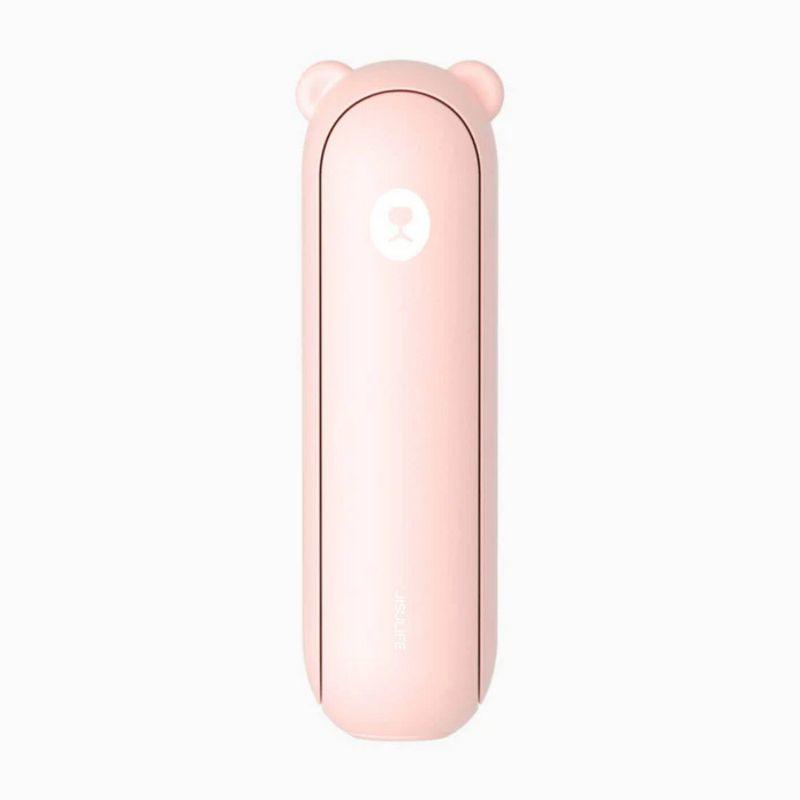 JISULIFE Handheld Mini Fan, 3-in-1 Hand Fan and Portable USB Rechargeable Pocket Fan - Pink: Personal Handheld, Battery Powered