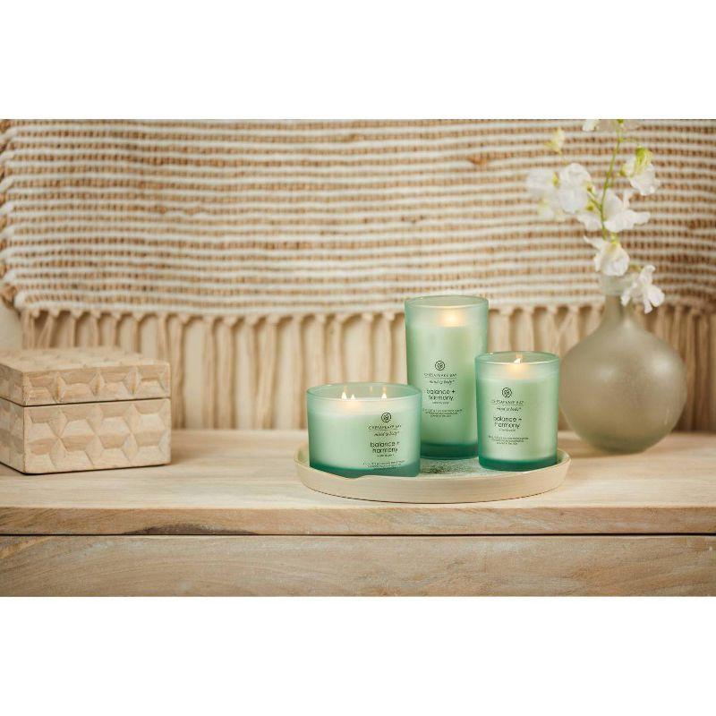 8.8oz Lidded Glass Jar Candle Water Lily Pear - Chesapeake Bay Candle: Soy Wax Blend with Essential Oils, 44hr Burn Time