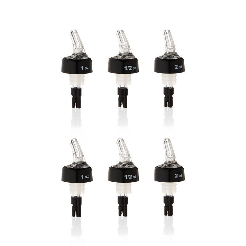 True Measured .5, 1 & 2 oz Pour Spout (Set of 6)