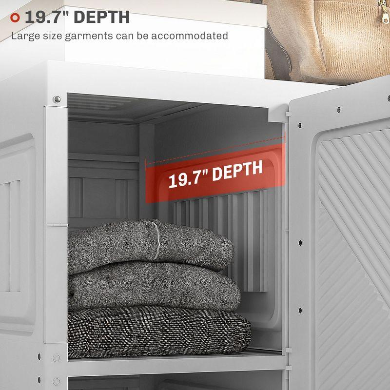 HomCom 27.25'' Fabric Portable Wardrobe