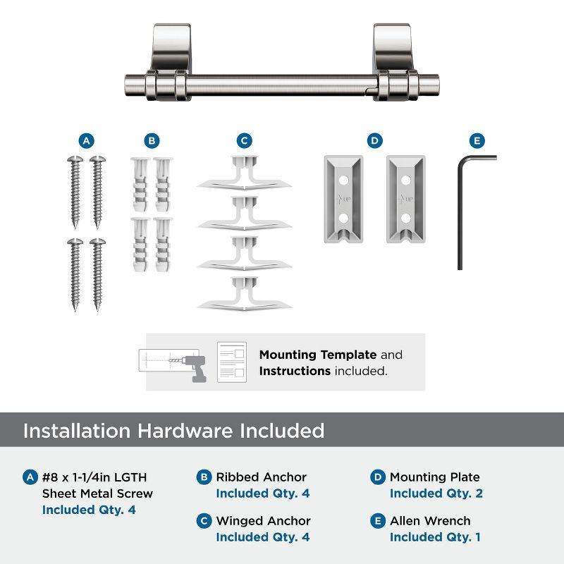 Amerock Davenport Wall Mounted Pivoting Double Post Toilet Paper Holder