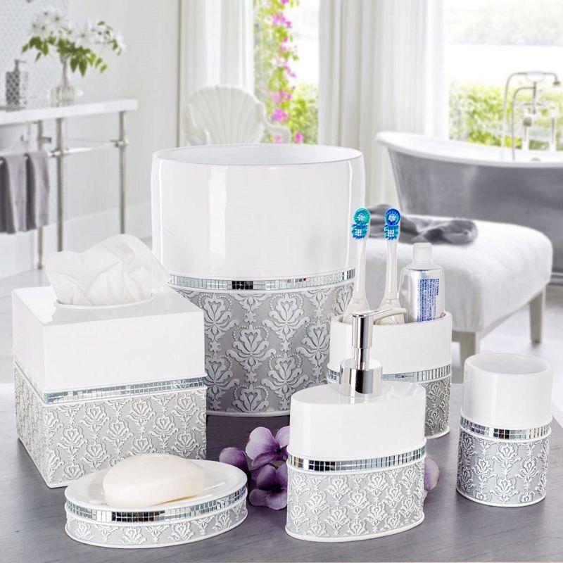 Creative Scents Mirror Damask 6 Piece Set