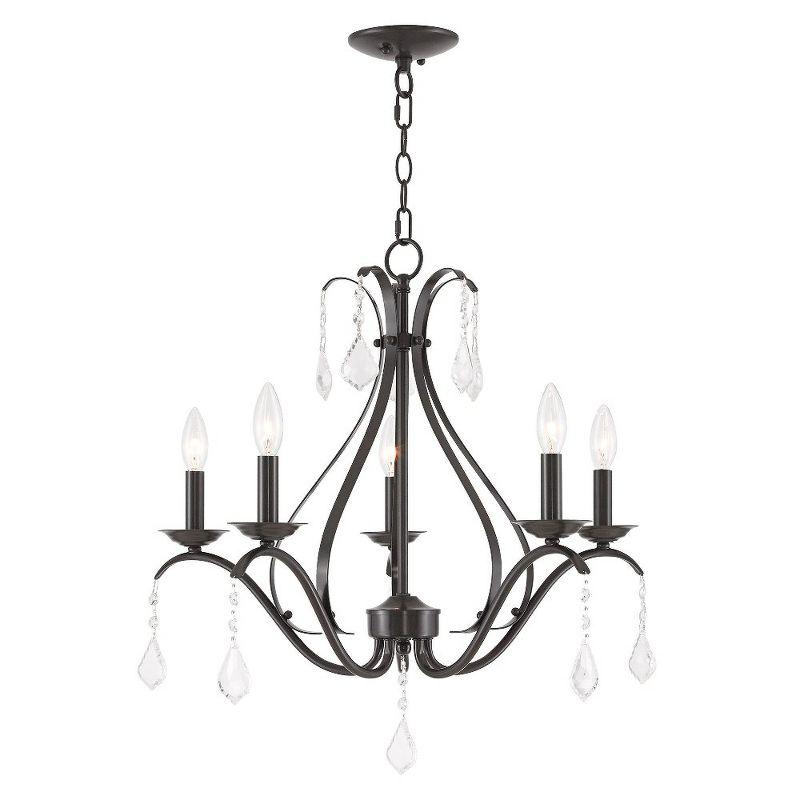 Livex Lighting Caterina 5 - Light Chandelier in  English Bronze