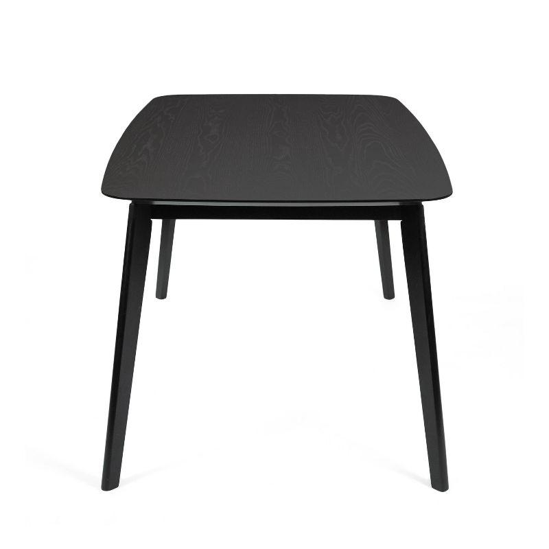 Christopher Knight Home Nyala Wood Dining Table Matte Black