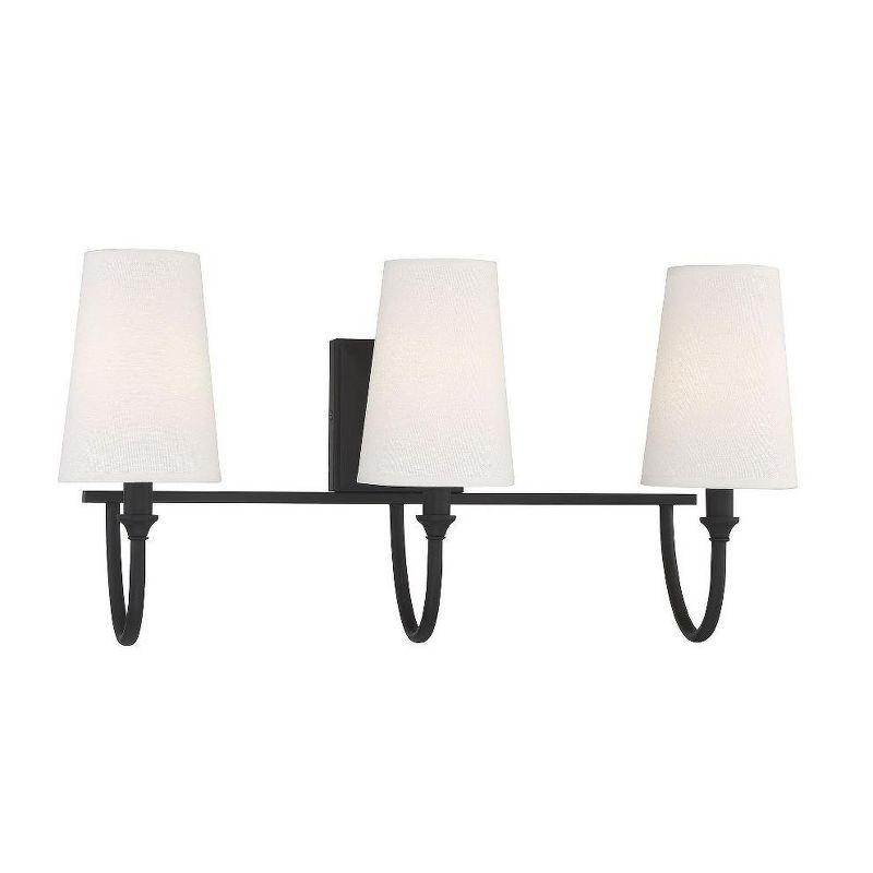 Savoy House Cameron 3 - Light Vanity in  Matte Black