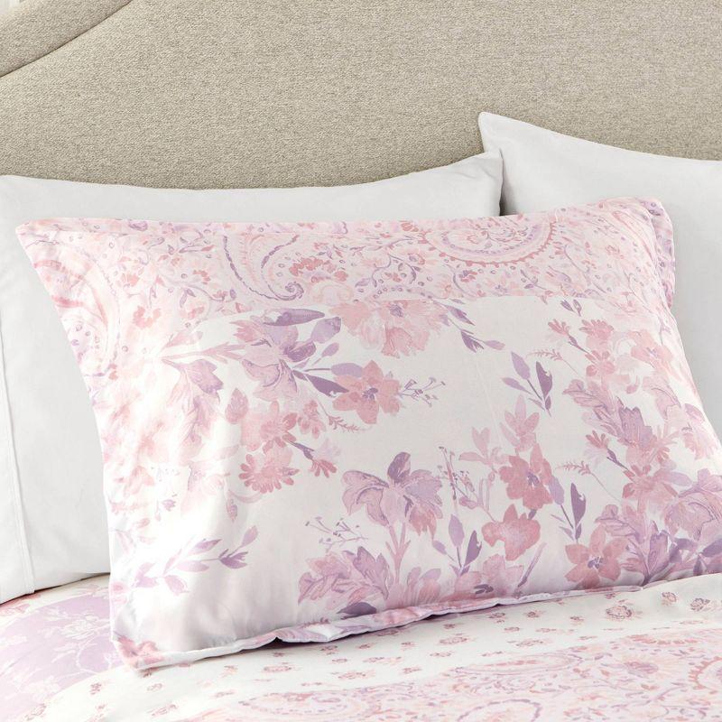 Intelligent Design Oliena Floral Paisley Duvet Cover Set