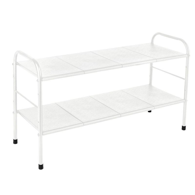 Under Sink Organizer - 2 Tier Adjustable Shelf Organizer with 8 Removable Panels - Kitchen or Bathroom Under Sink Organizers and Storage by Home-Complete