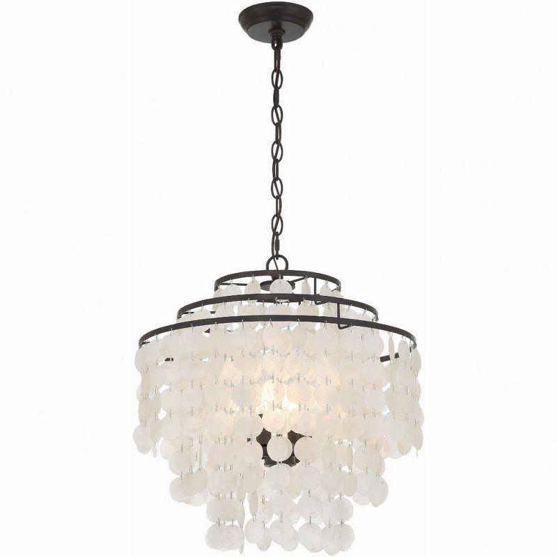 Crystorama Lighting Brielle 4 - Light Chandelier in  Dark Bronze