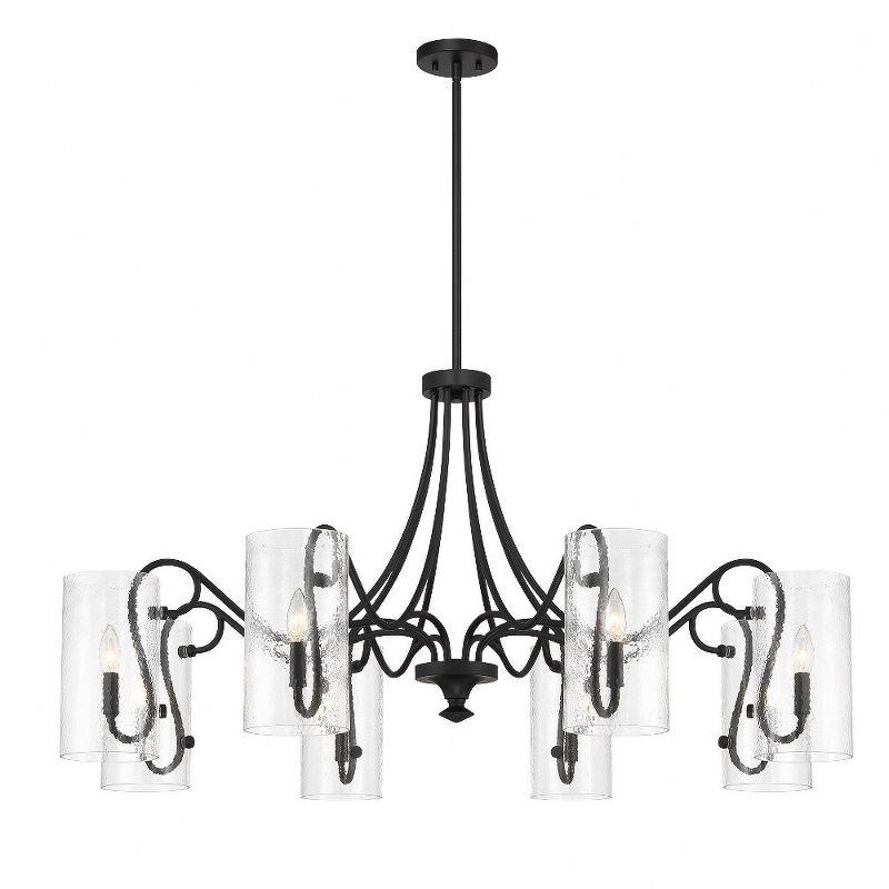 Savoy House Calgary 8 - Light Chandelier in  Matte Black