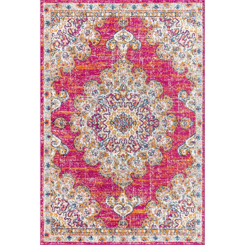 Bohemian FLAIR Boho Vintage Medallion Area Rug - JONATHAN Y