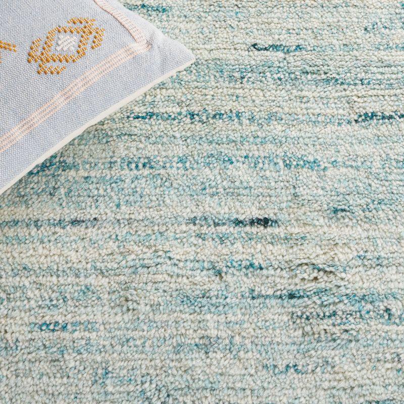 Casablanca CSB792 Hand Woven Indoor Accent Rug - Turquoise/Ivory - 4'x6' - Safavieh