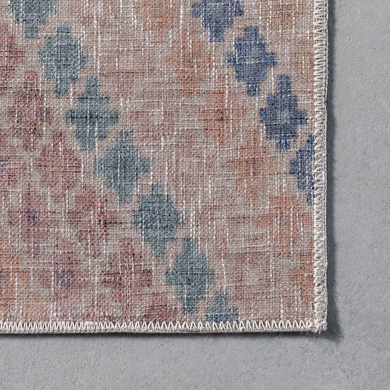 nuLOOM Tarah Faded Diamond Machine Washable Area Rug