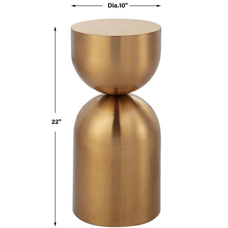 Uttermost Golden Vessel Modern Accent Table