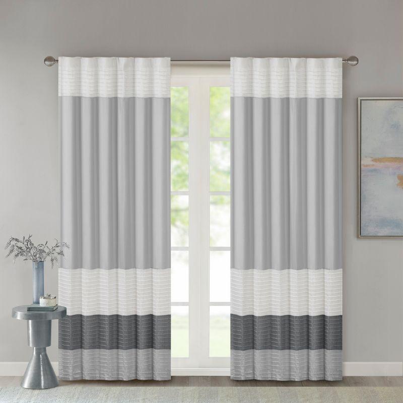 Amherst Polyoni Pintuck Curtain Panel