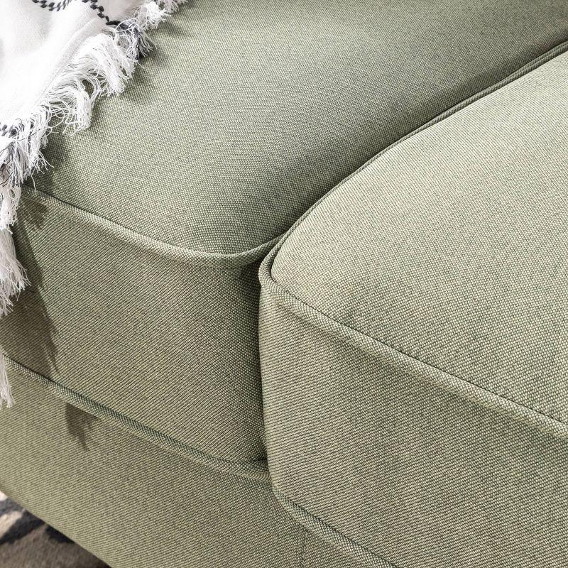 53" Lauren Loveseat Sofa Pearl Green - Zinus