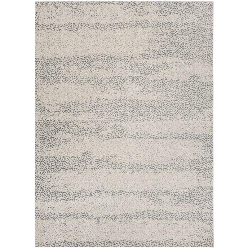 Nourison Elegance Modern Abstract Indoor Rug Beige Grey 7'10" x 10'6"