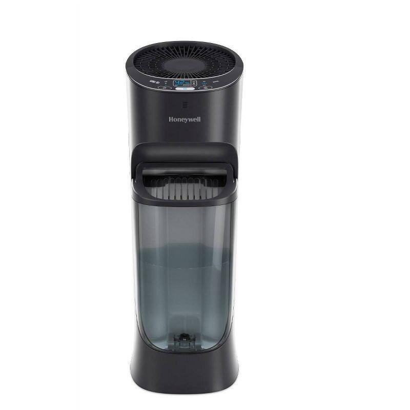 Honeywell Removable Top Fill Tower Humidifier: Cool Mist, 3 Settings, Adjustable Humidity, Portable, Black, ETL Listed