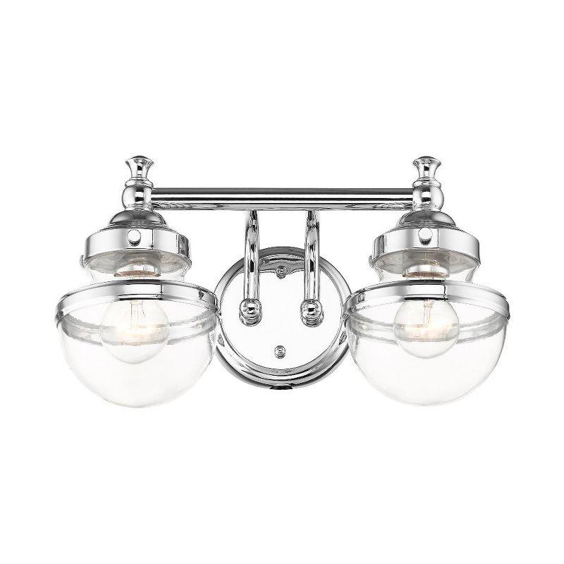 Livex Lighting Oldwick 2 - Light Vanity in  Polished Chrome