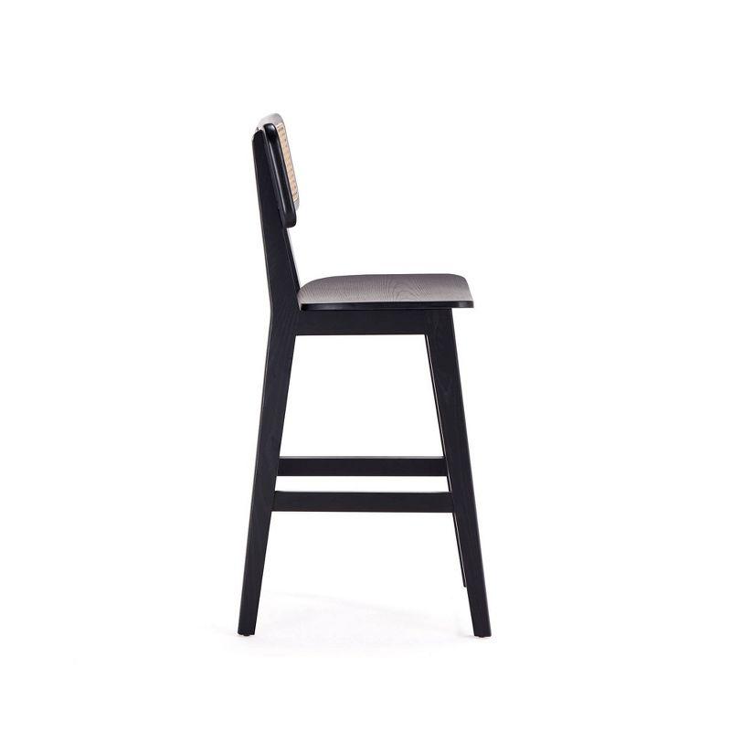 Versailles Wood Counter Height Barstool - Manhattan Comfort