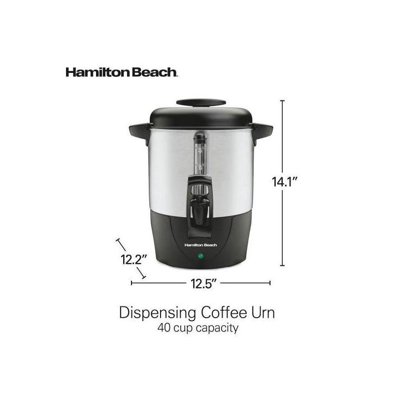 Hamilton Beach Hamilton Beach® BrewStation® 40-Cup Stainless Steel Dispensing Coffee Urn