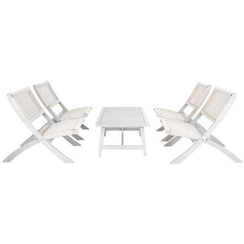 Blaze Living Set - Indoor/Outdoor - PAT7080 - Grey/Grey - Safavieh