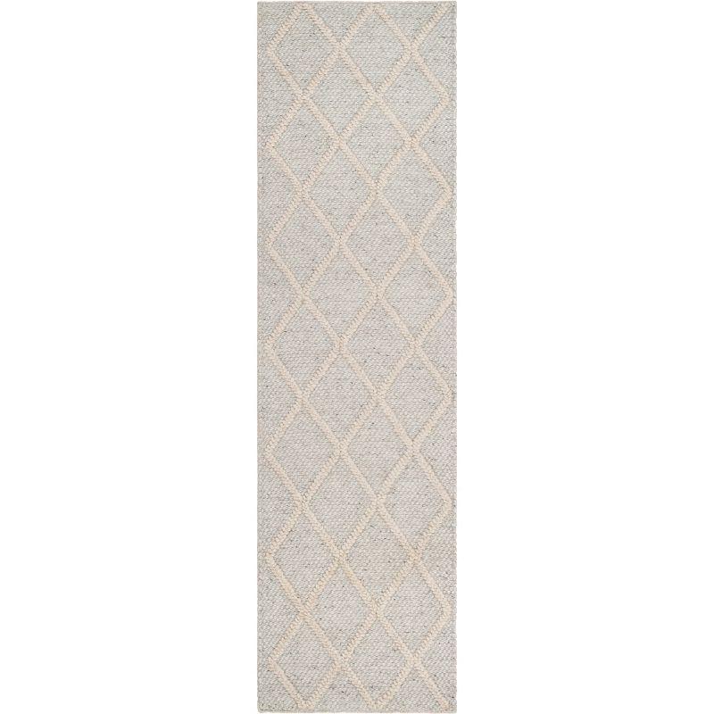 Natura NAT310 Hand Woven Runner Rug - Silver/Ivory - 2'3"x10' - Safavieh.