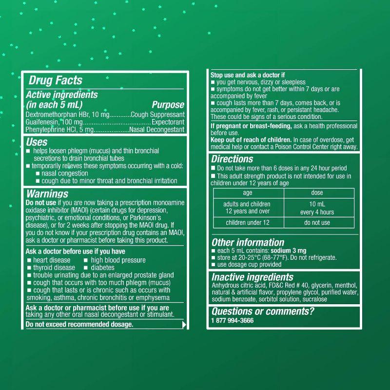 Tukol Extra Strength Multi Symptom Cold Relief Liquid - Dextromethorphan - 4 fl oz