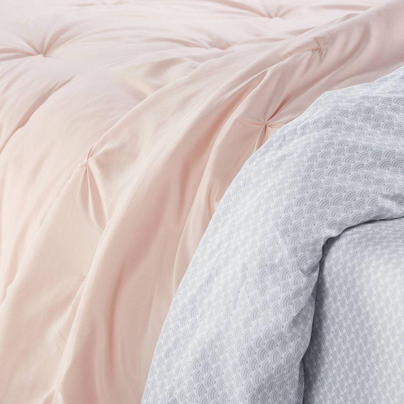 Serta Serta Simply Clean Microfiber Pleated 7 Piece Comforter Set