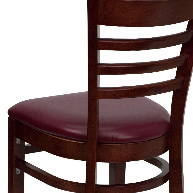 Red Barrel Studio® Ladder Back Wooden Restaurant Chair