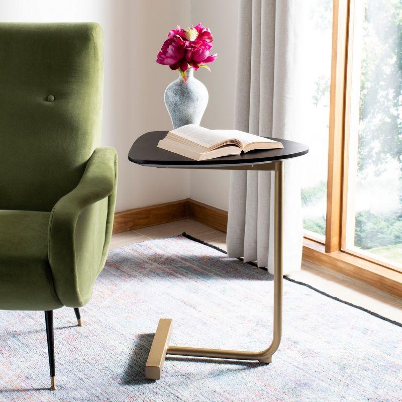 Kaiya C-Table - ACC3703A - Black/Gold - Safavieh