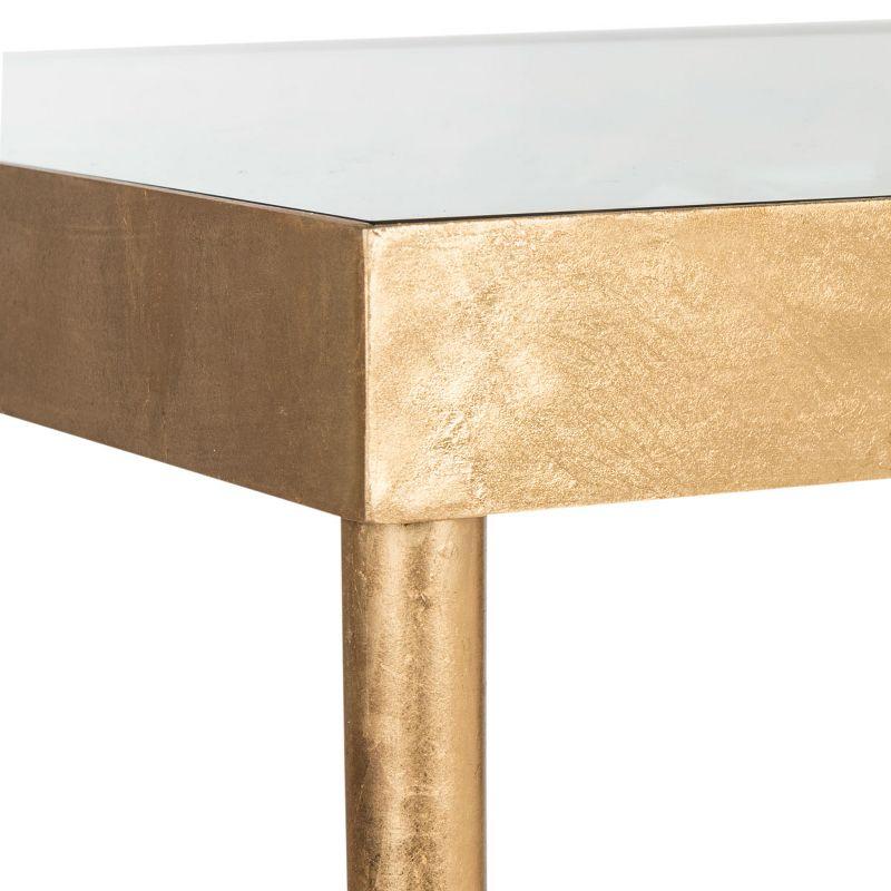 Rosalia Butterfly Console Table - Gold/Glass - Safavieh