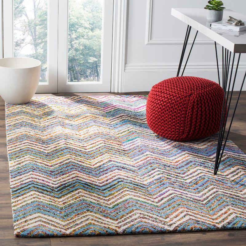 Nantucket NAN601 Hand Tufted Area Rug - Beige/Blue - 8'x10' - Safavieh.
