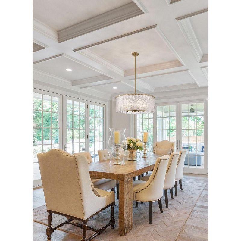 Z-Lite Glacier 10 - Light Chandelier in  Modern Gold