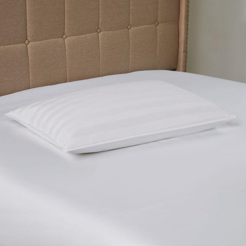 DOWNLITE Low Profile 250 TC 525 FP White Down Pillow - Stomach Sleepers Only Very Flat