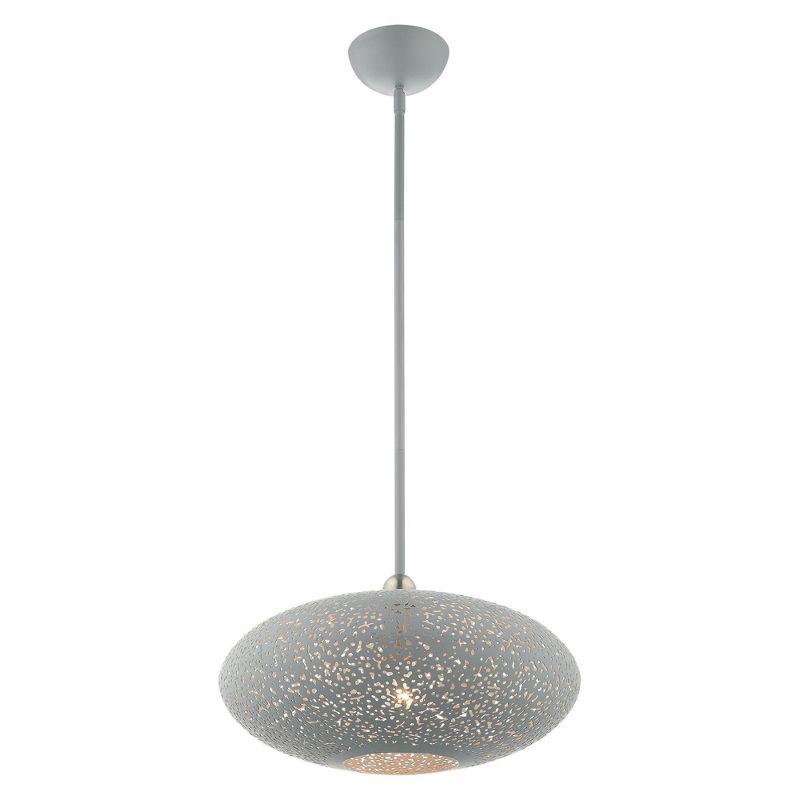 Livex Lighting Charlton 1 - Light Pendant in  Nordic Gray
