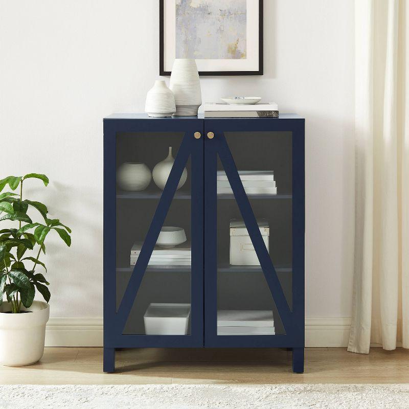 Navy Poplar and Birch Stackable Kitchen Storage Pantry