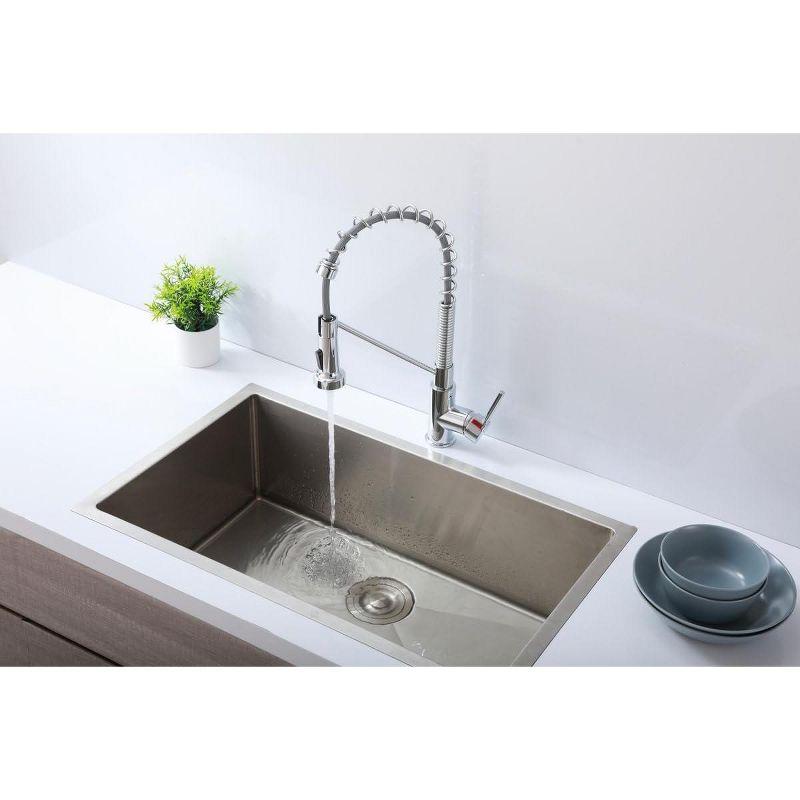Elegant Lighting Yara Pull Down Spray Kitchen Faucet