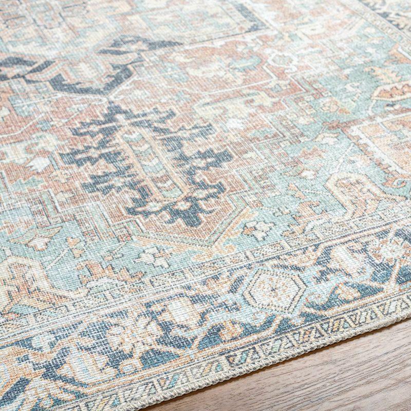 Hauteloom Rectangle Area Rug   Brick Red