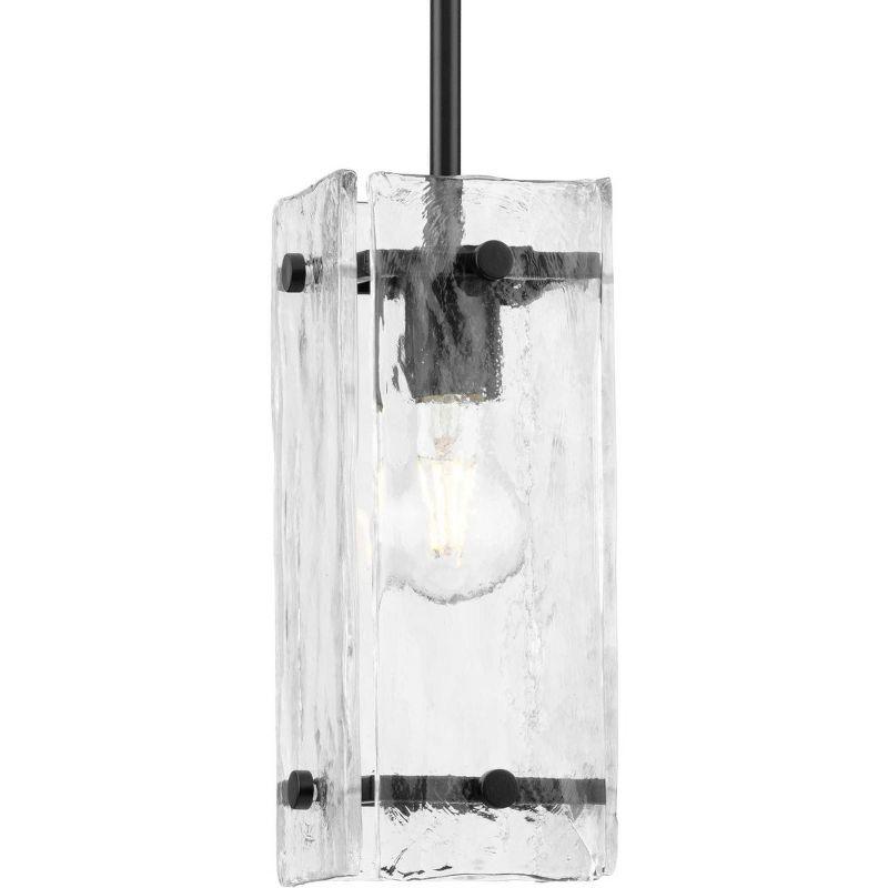 Rivera 1 - Light Matte Black Square/Rectangle Pendant