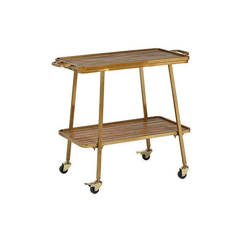 Adore Decor Felix 2-Tier Bar Cart