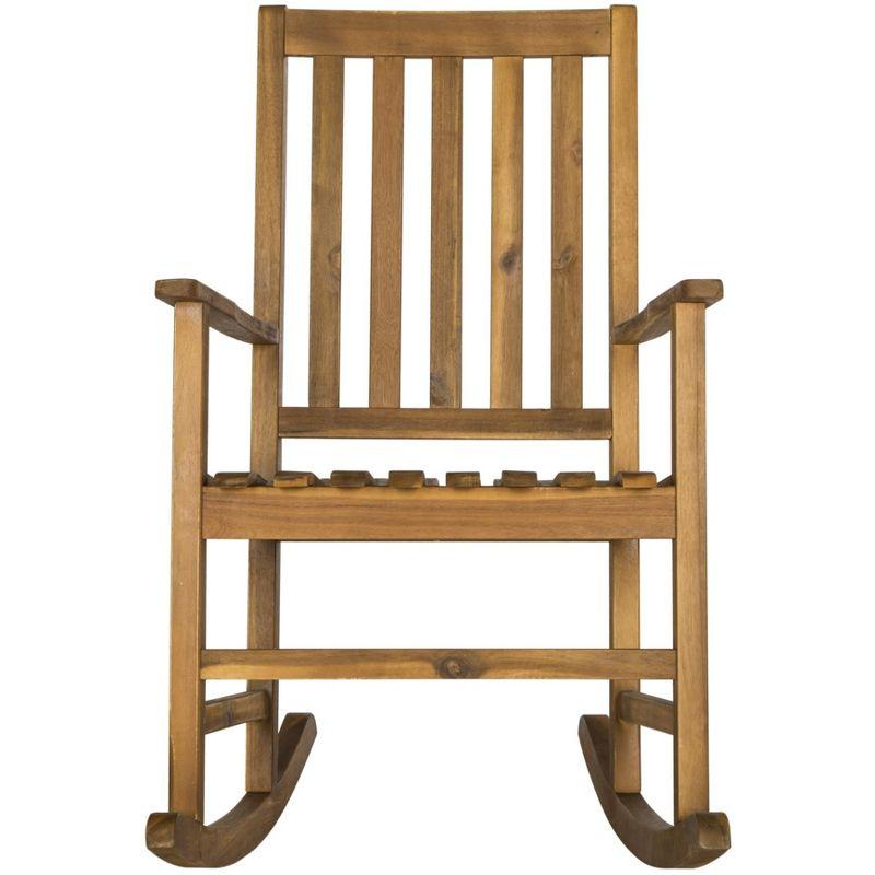 Barstow Rocking Chair Indoor/Outdoor - PAT6707 - Teak - Safavieh