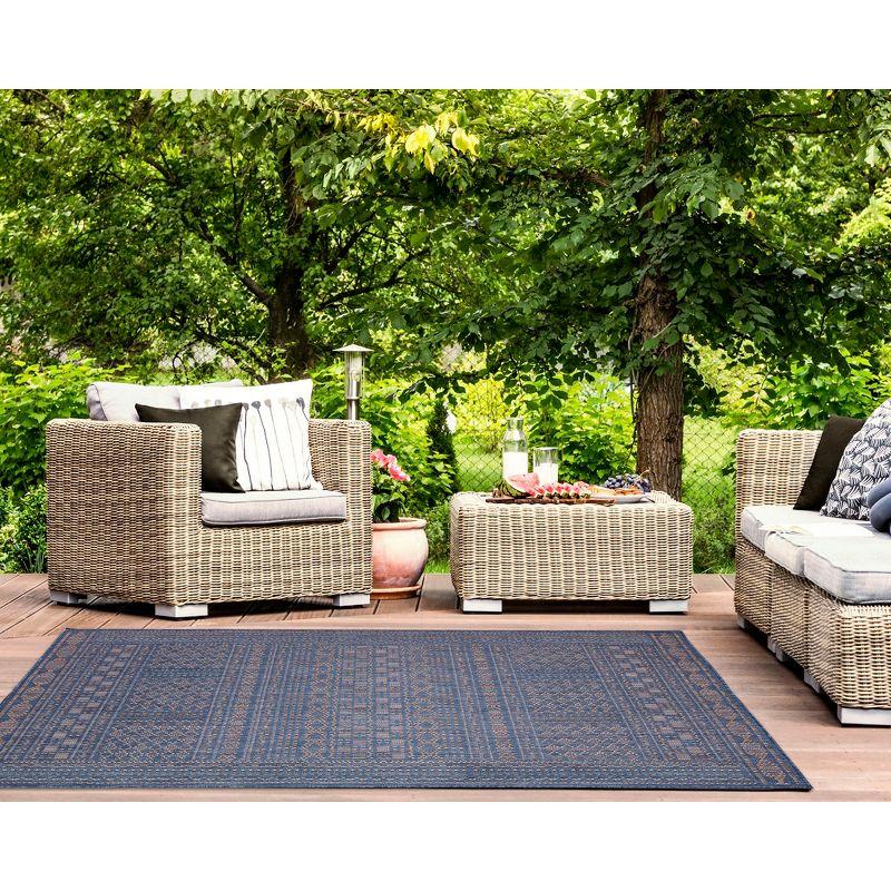 Liora Manne Avena  Indoor/Outdoor Rug  Denim..