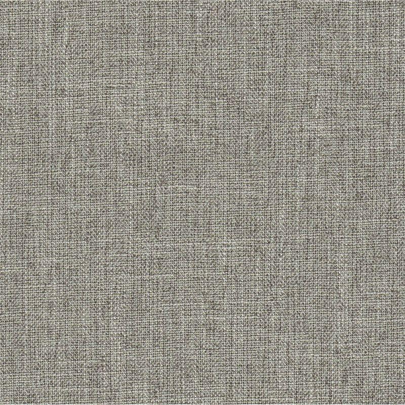 Button Tufted Storage Bench with Cone Wood Legs Gray - HomePop: Hinged Lid, Bedroom Ottoman