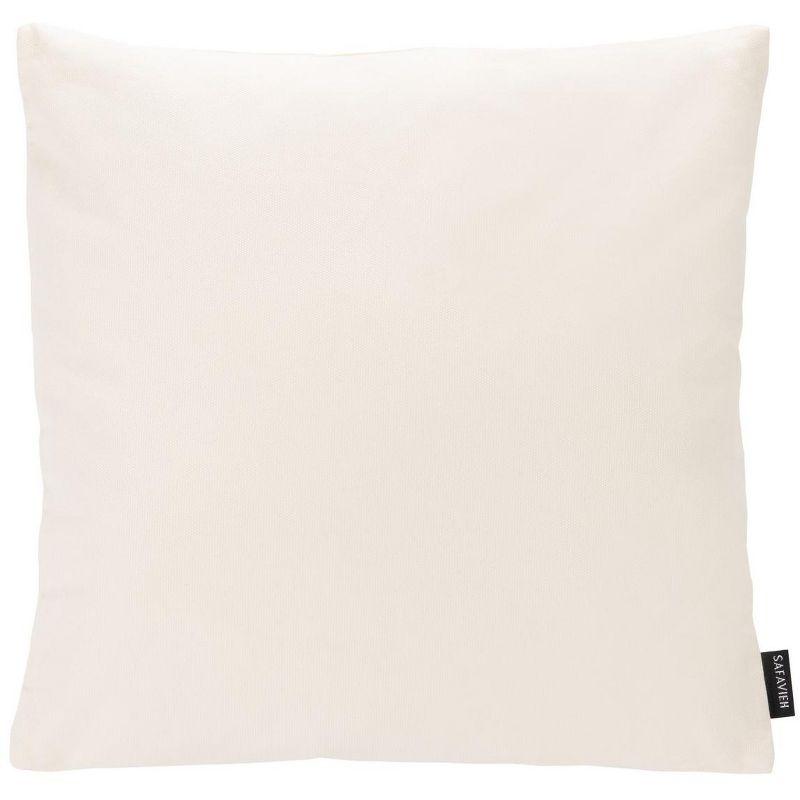 Safavieh 19" Compass Square Throw Pillow in Beige/Gold