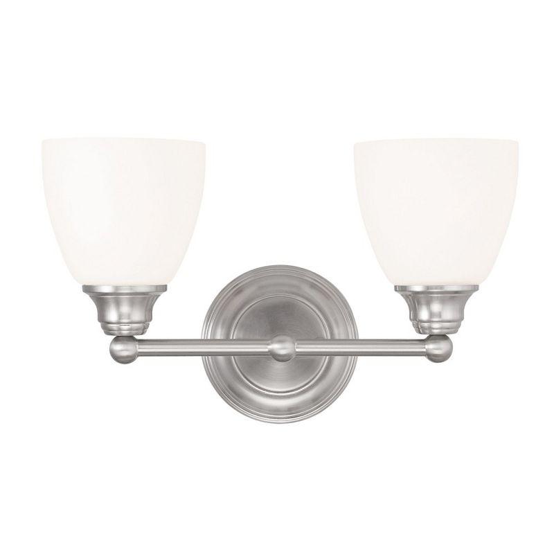 Livex Lighting Somerville 2 - Light Vanity in  Brushed Nickel