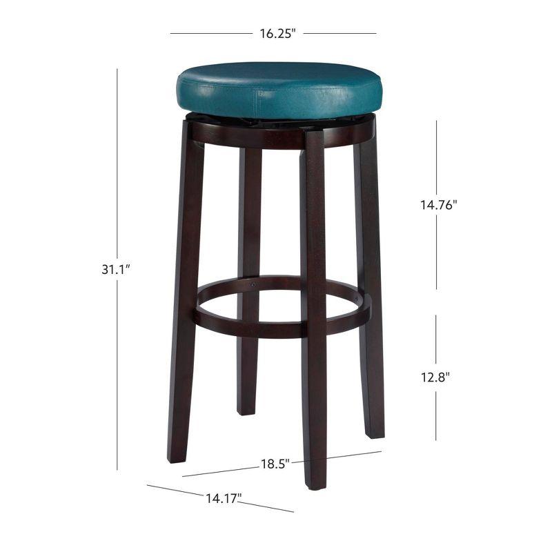 Maya Swivel Backless Barstool - Linon