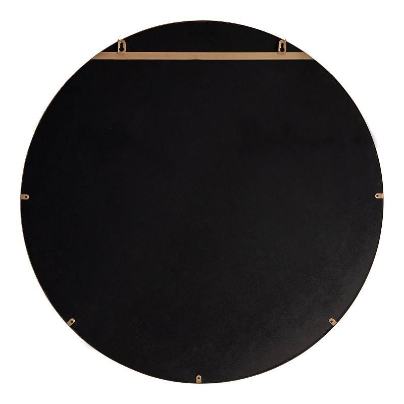 30" Keyleigh Round Wall Mirror - Kate & Laurel All Things Decor