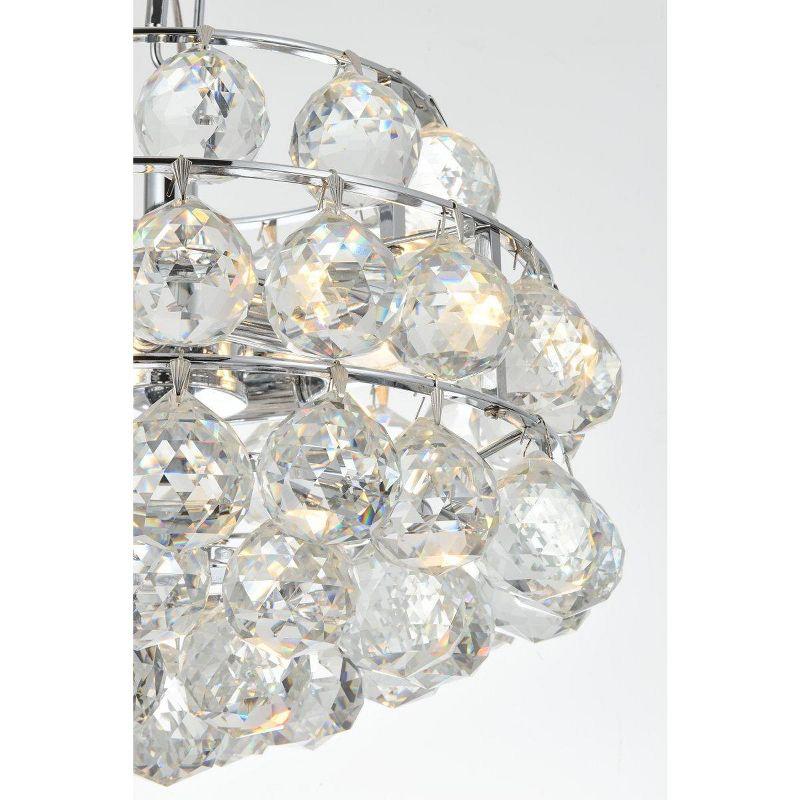 Elegant Lighting Savannah 12 inch pendant in chrome