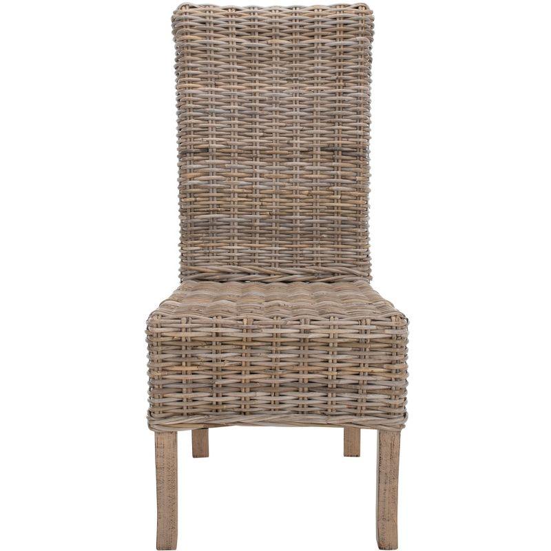 Quaker 19''H Rattan Side Chair (Set of 2) - Natural - Safavieh