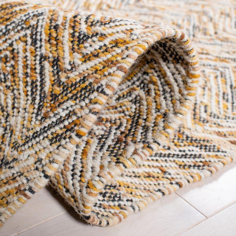 Kilim KLM729 Flat Weave Area Rug - Gold/Black - 5'x8' - Safavieh
